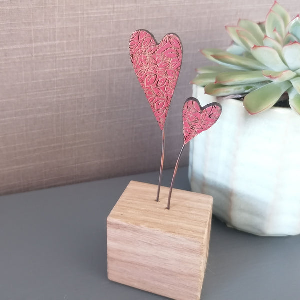 Red Heart Trees Ornament