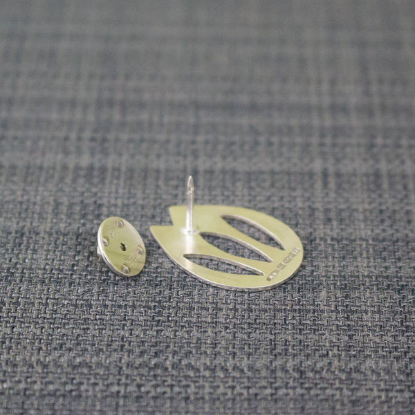 sterling silver tulip pin at Joanne Tinley Jewellery