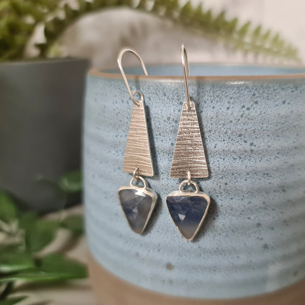 Let's Go Sailing Sapphire Drop Earrings