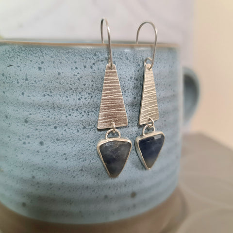 Let's Go Sailing Sapphire Drop Earrings