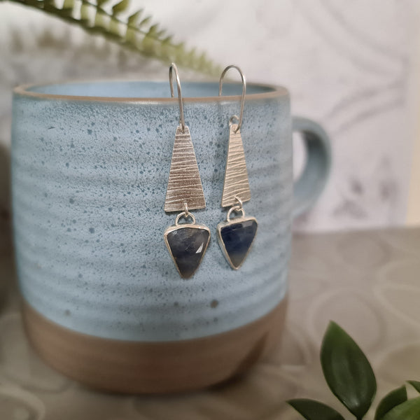 Let's Go Sailing Sapphire Drop Earrings
