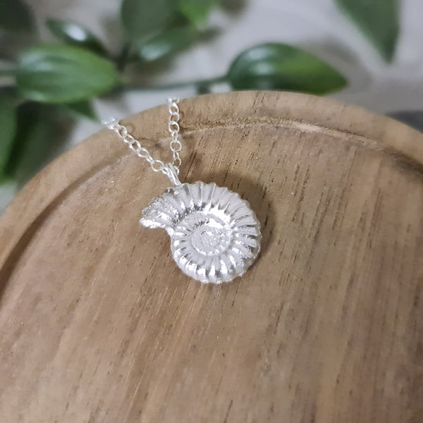 Dorset Ammonite Pendant - two sizes available