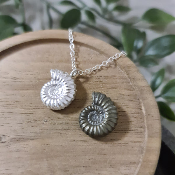 Dorset Ammonite Pendant - two sizes available