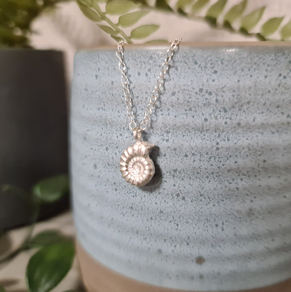 Dorset Ammonite Pendant - two sizes available