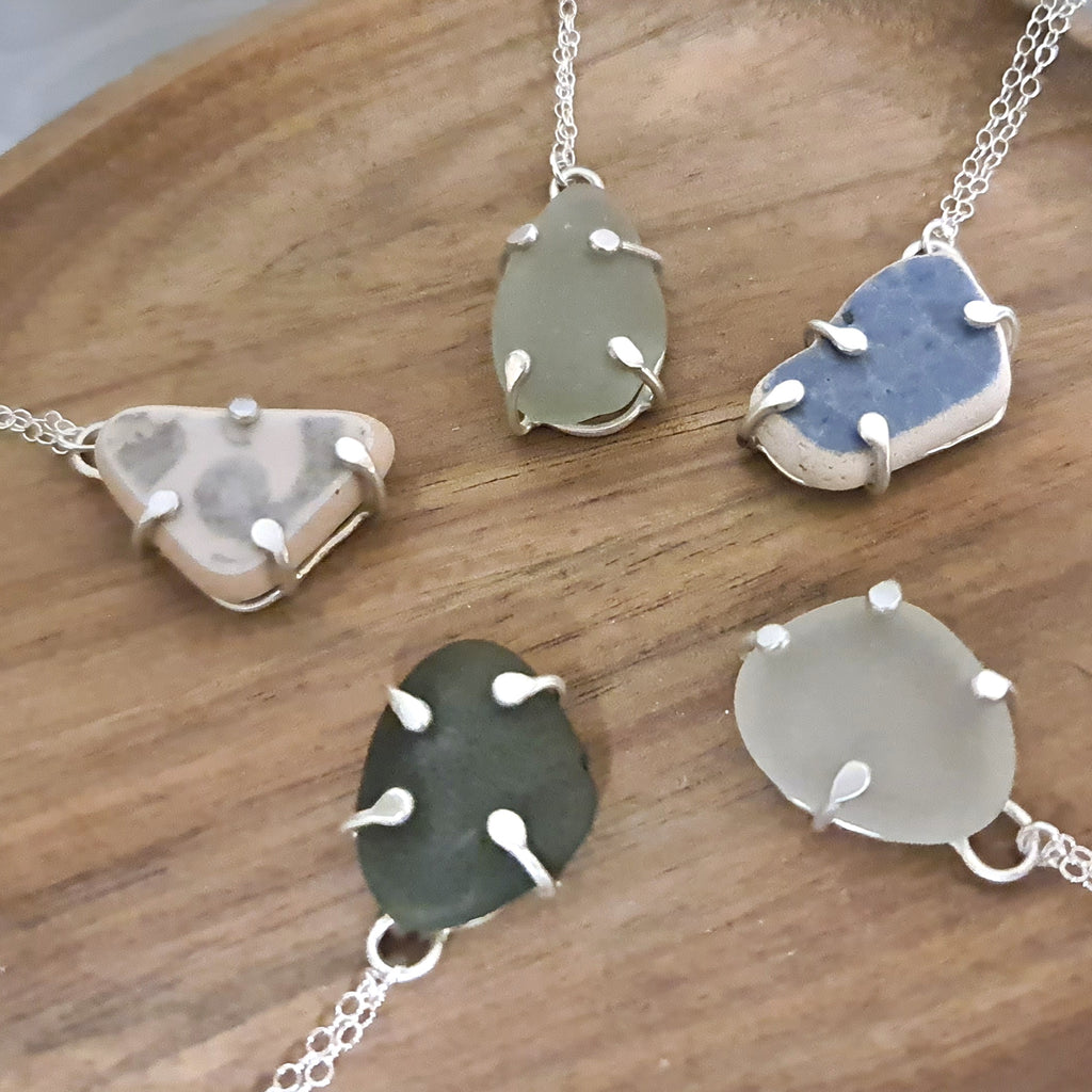 NEW Sea Glass and Ceramic Pendant Workshop - Saturday 11th May 2024
