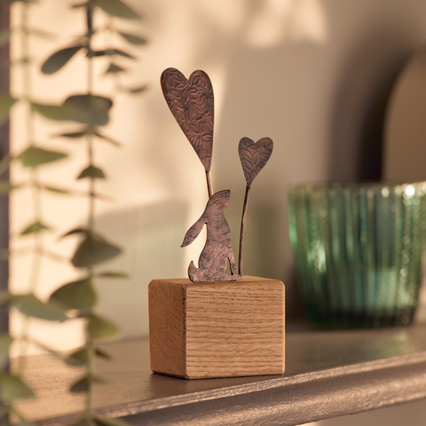 Heart Gazing Hare Ornament