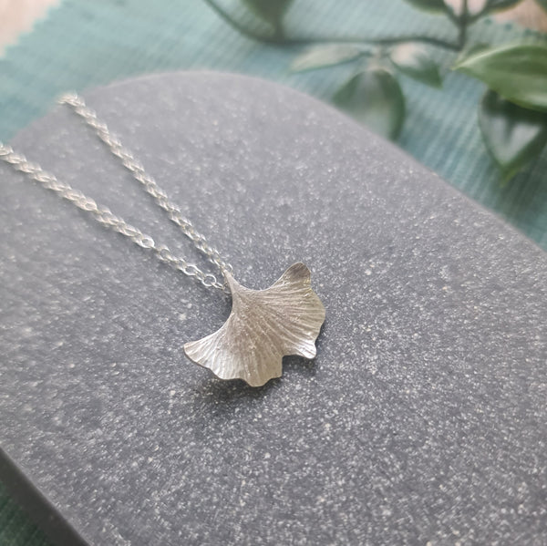 Ginkgo Leaf pendant