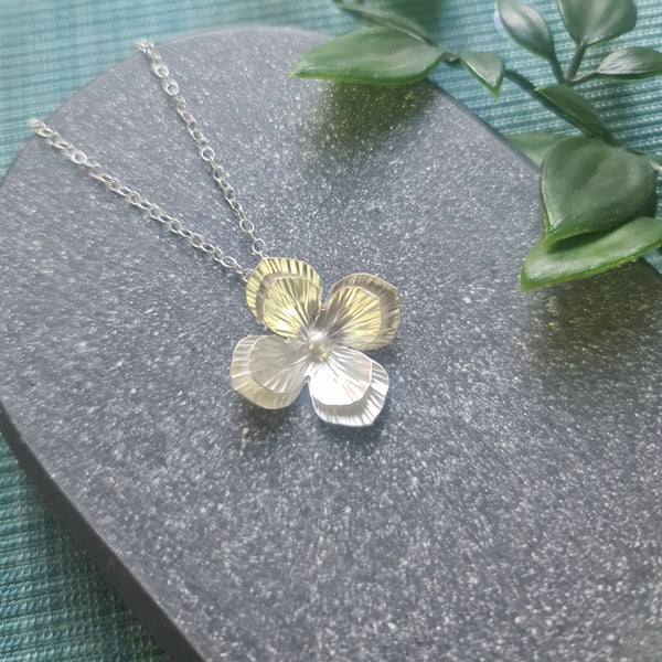 Layered Flower pendant