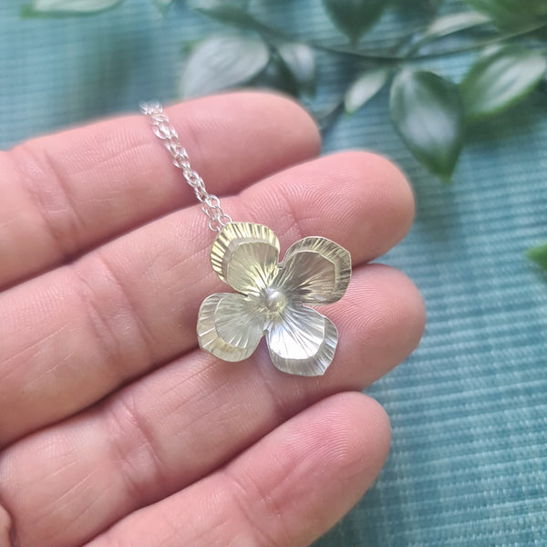 Layered Flower pendant