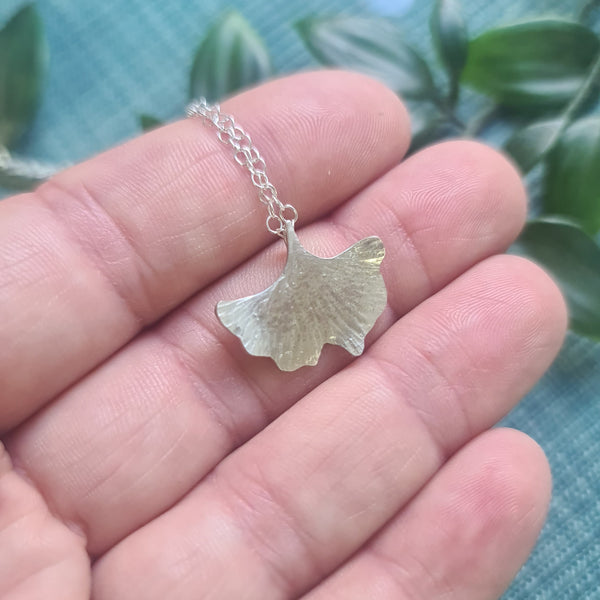 Ginkgo Leaf pendant