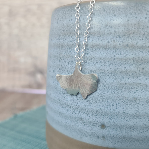 Ginkgo Leaf pendant