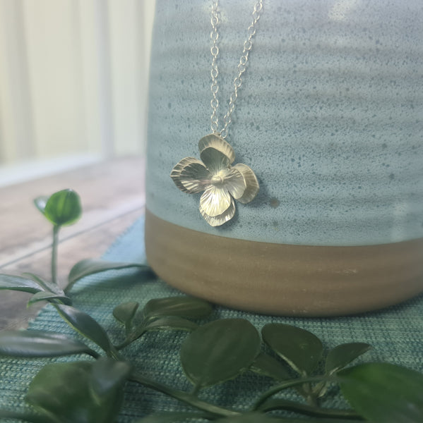 Layered Flower pendant