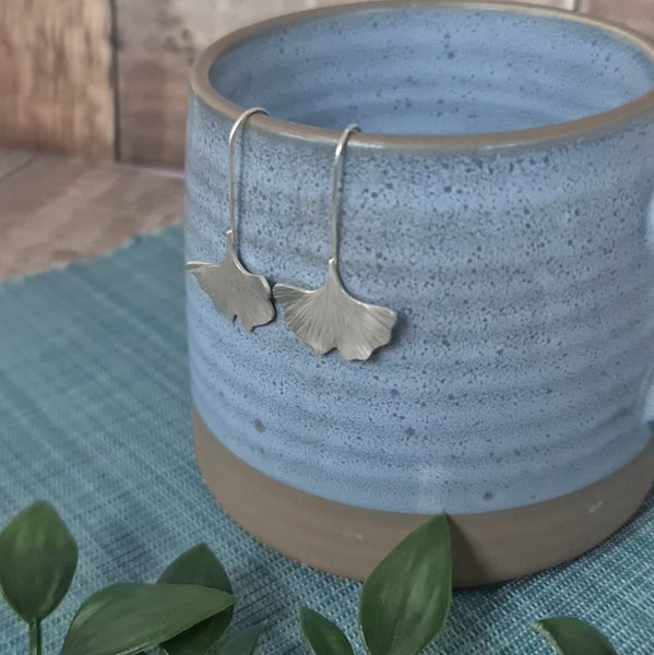 Ginkgo Leaf earrings