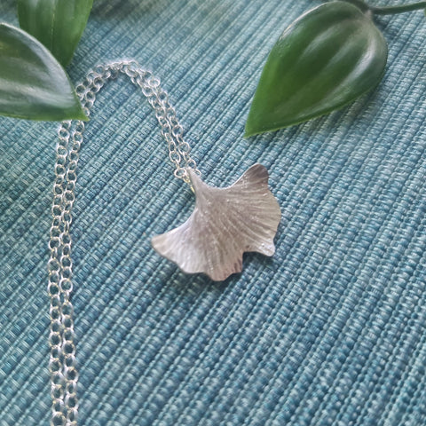 Ginkgo Leaf pendant