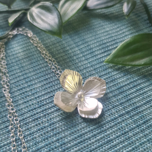 Layered Flower pendant