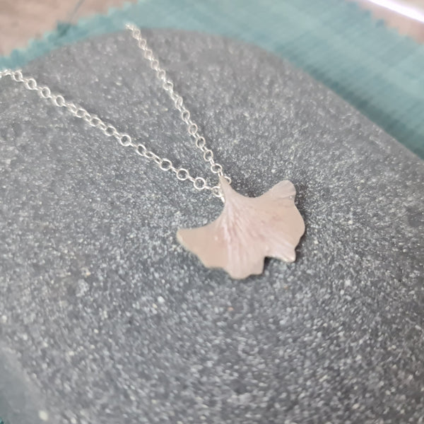 Ginkgo Leaf pendant