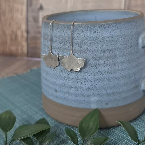 Ginkgo Leaf earrings