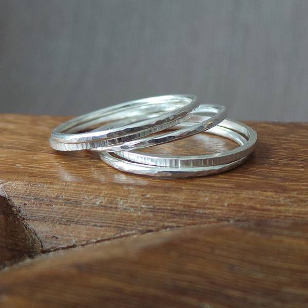 Silver Stacking Rings Workshop - morning of Saturday 16th January 2027