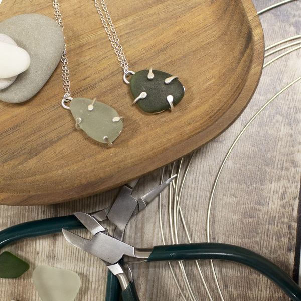 NEW Sea Glass and Ceramic Pendant Workshop - Saturday 11th May 2024
