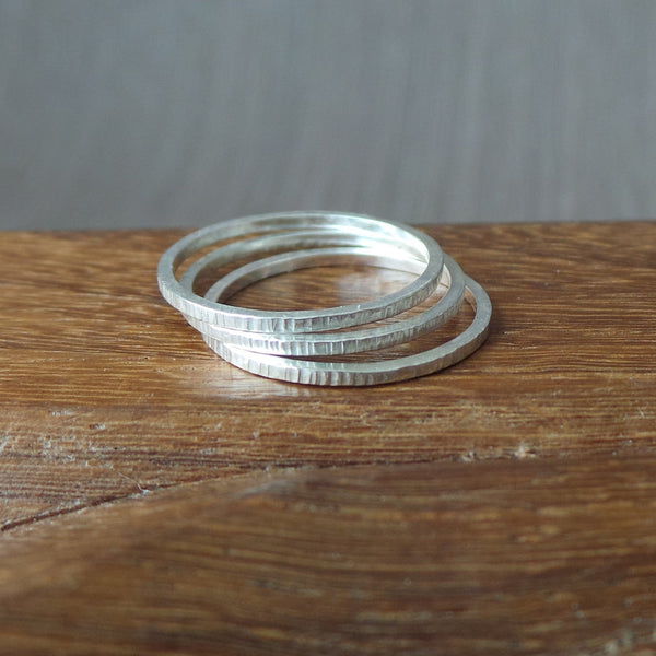 Silver Stacking Rings Workshop - morning of Saturday 16th January 2027