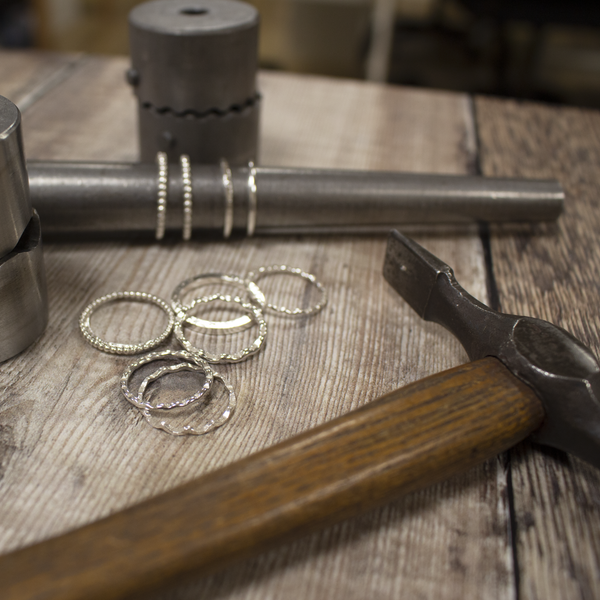 Silver Stacking Rings Workshop - morning of Saturday 16th January 2027