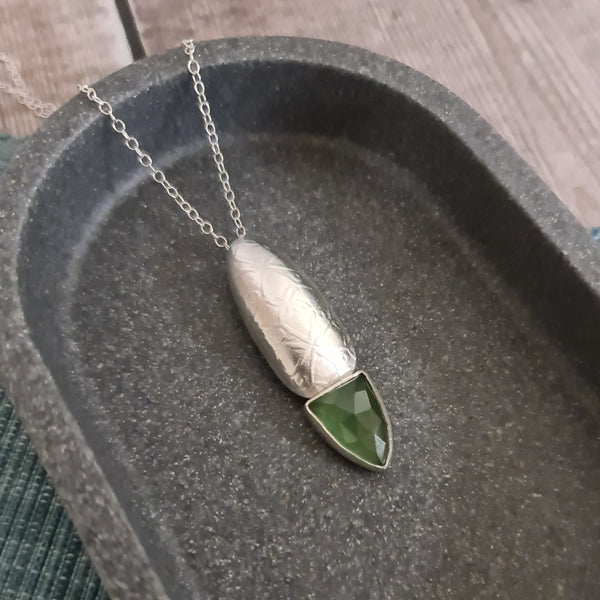 Woodland Green Serpentine Pendant