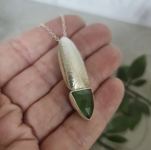 Woodland Green Serpentine Pendant