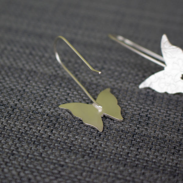 sterling silver butterfly earrings by Joanne Tinley Jewellery