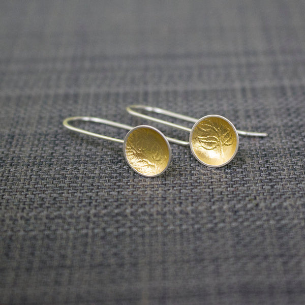 Golden Vines Cup Drop Earrings - Wholesale