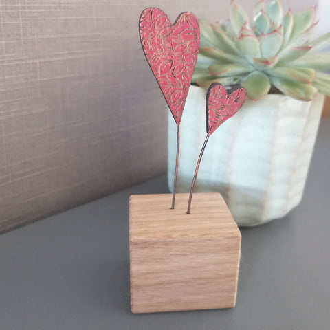 Red Heart Trees Ornament