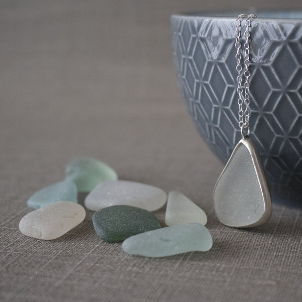 sea glass and sterling silver pendant workshop | Joanne Tinley Jewellery | Jewellery Classes Hampshire