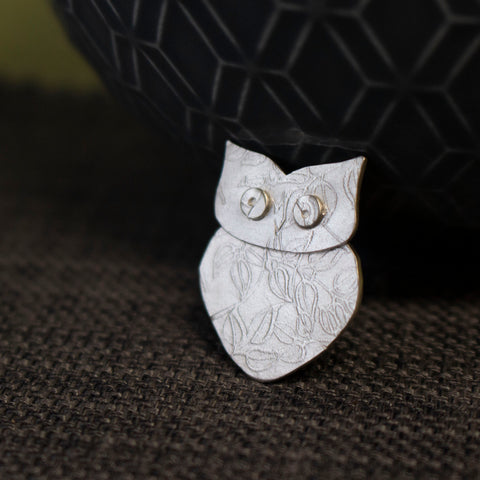 Small Owl Pin