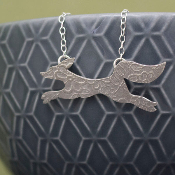 silver fox necklace from Joanne Tinley Jewellery