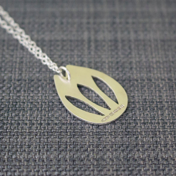 Sterling Silver tulip pendant at Joanne Tinley Jewellery