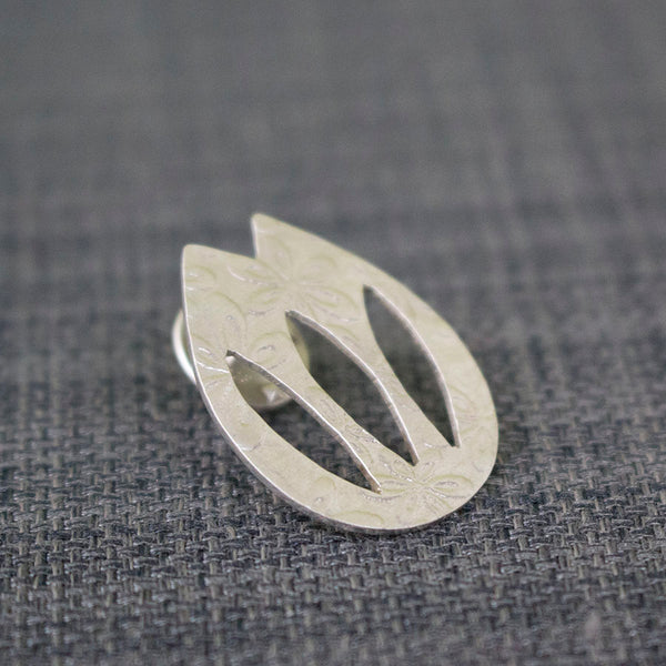 sterling silver tulip pin at Joanne Tinley Jewellery